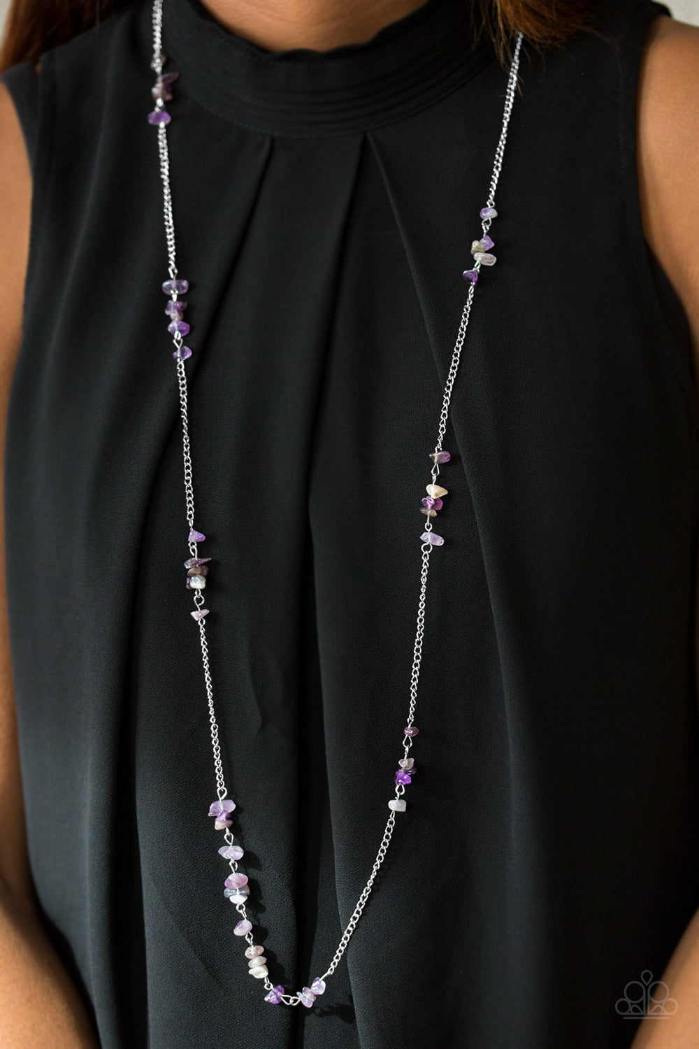 Paparazzi ♥ Canyon Catwalk - Purple ♥  Necklace