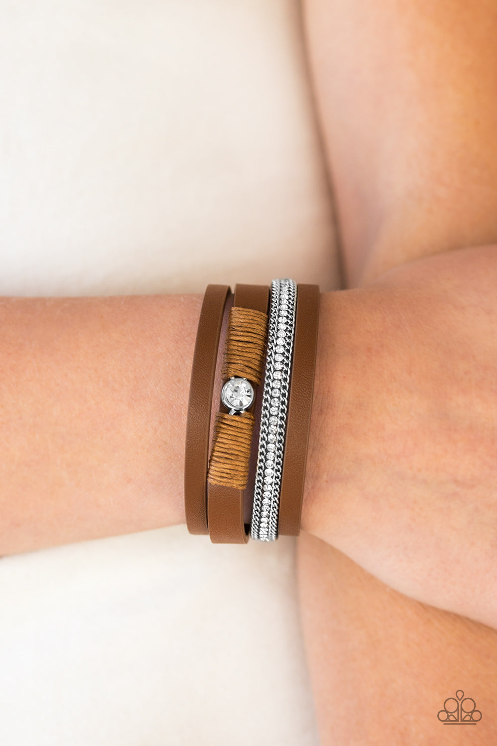 Paparazzi ♥ Catwalk Craze - Brown ♥  Bracelet