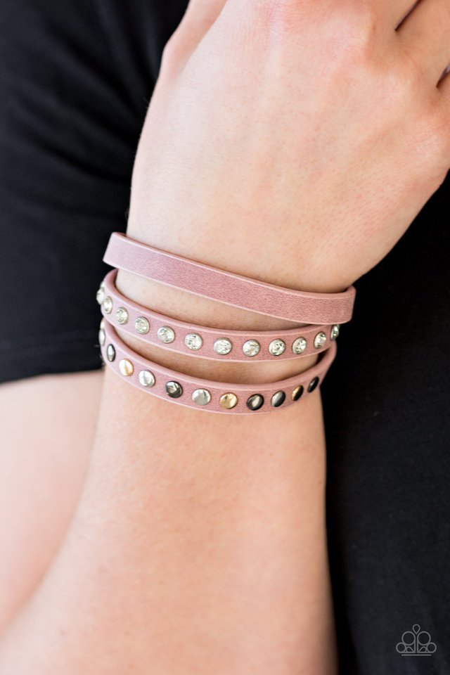 Paparazzi ♥ Catwalk Casual - Pink ♥ Bracelet