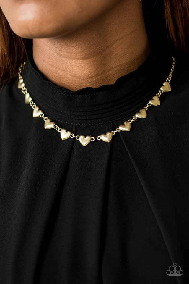 Paparazzi ♥ If My Heart Had Wings - Brass ♥ Necklace