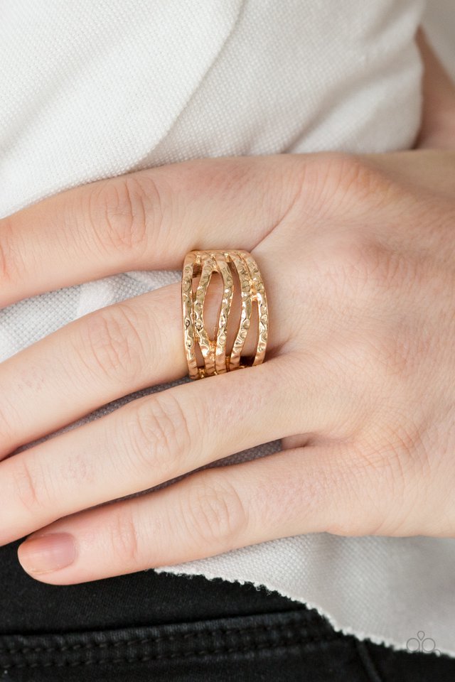Paparazzi ♥ Rival In Radiance - Gold ♥ Ring