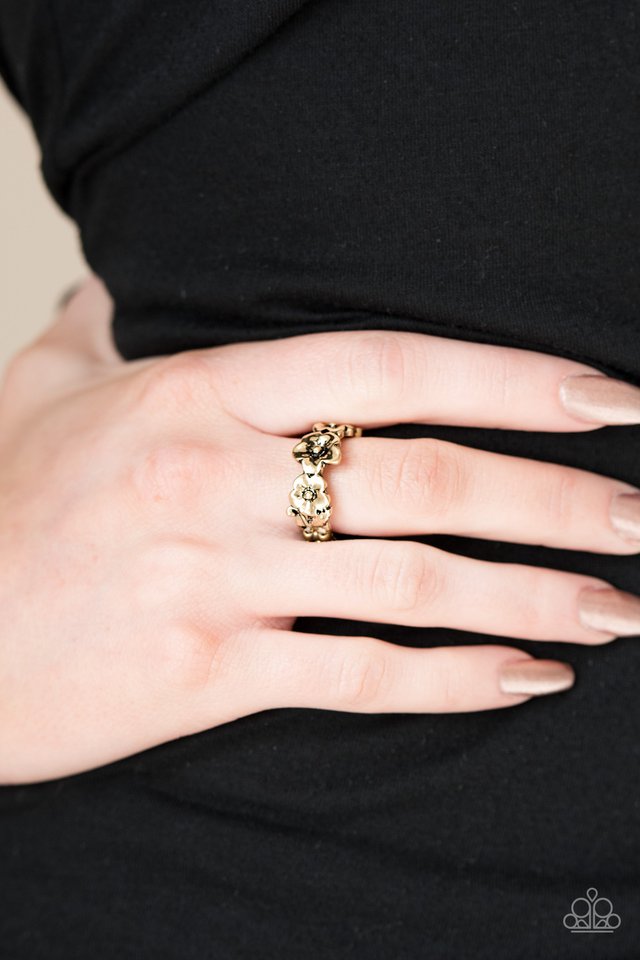 Paparazzi ♥ Spring Meadows - Brass ♥ Ring