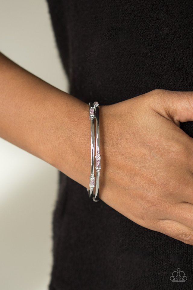 Paparazzi ♥ BRIGHT Here, BRIGHT Now - Pink ♥ Bracelet