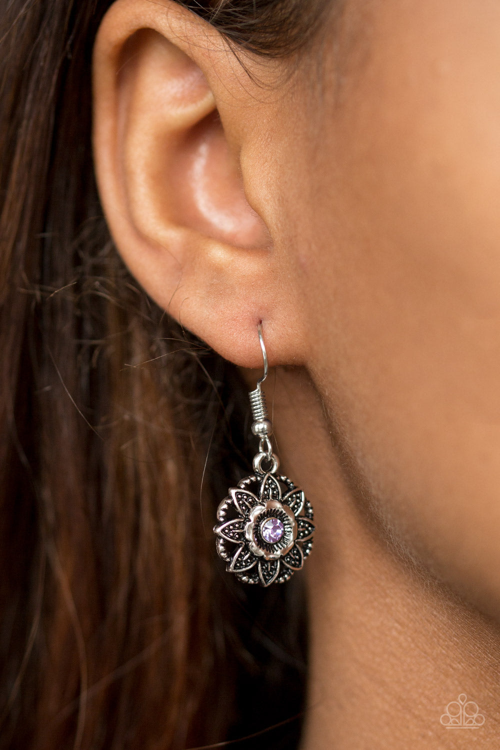 Paparazzi ♥ Perennial Party - Purple ♥  Earrings