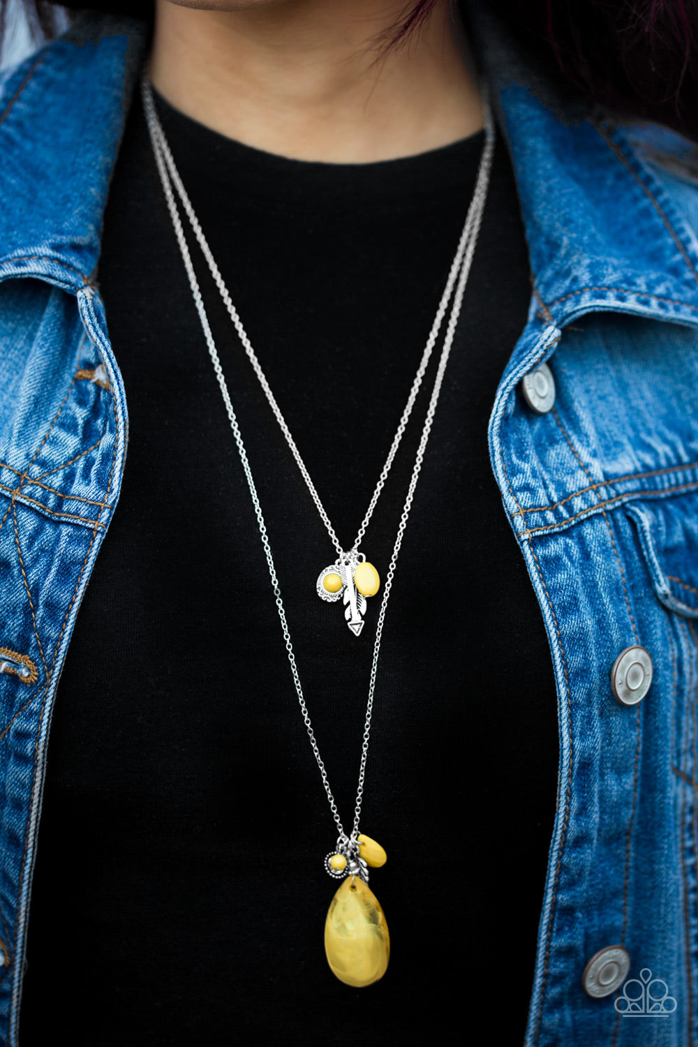 Paparazzi ♥ Wildly Wonderful - Yellow ♥  Necklace
