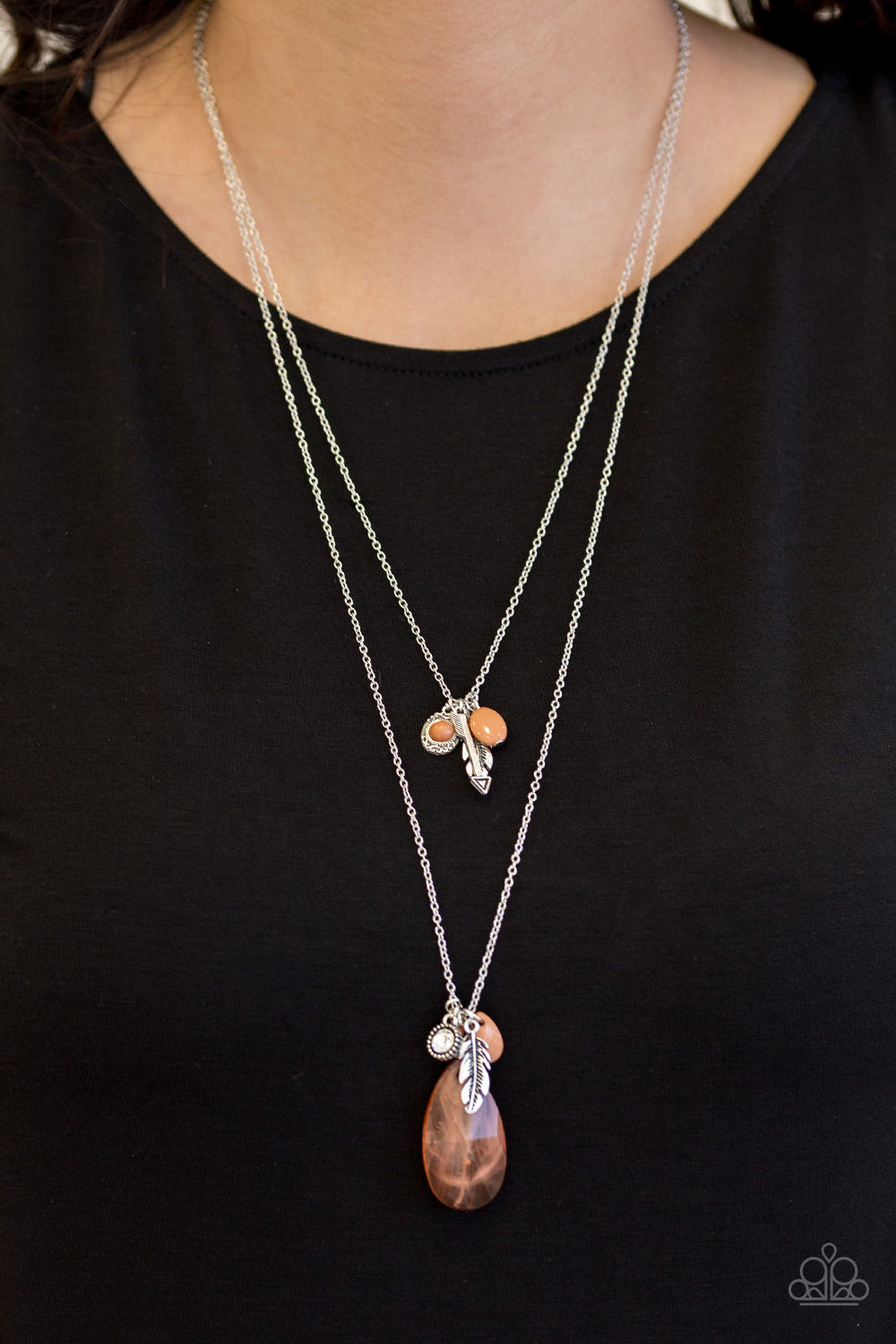 Paparazzi ♥ Wildly Wonderful - Brown ♥  Necklace