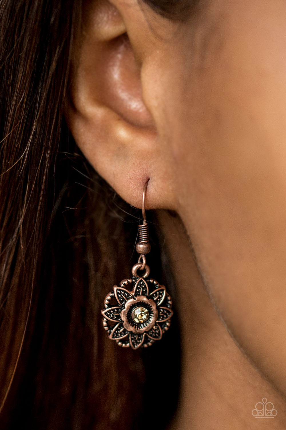 Paparazzi ♥ Perennial Party - Copper ♥  Earrings