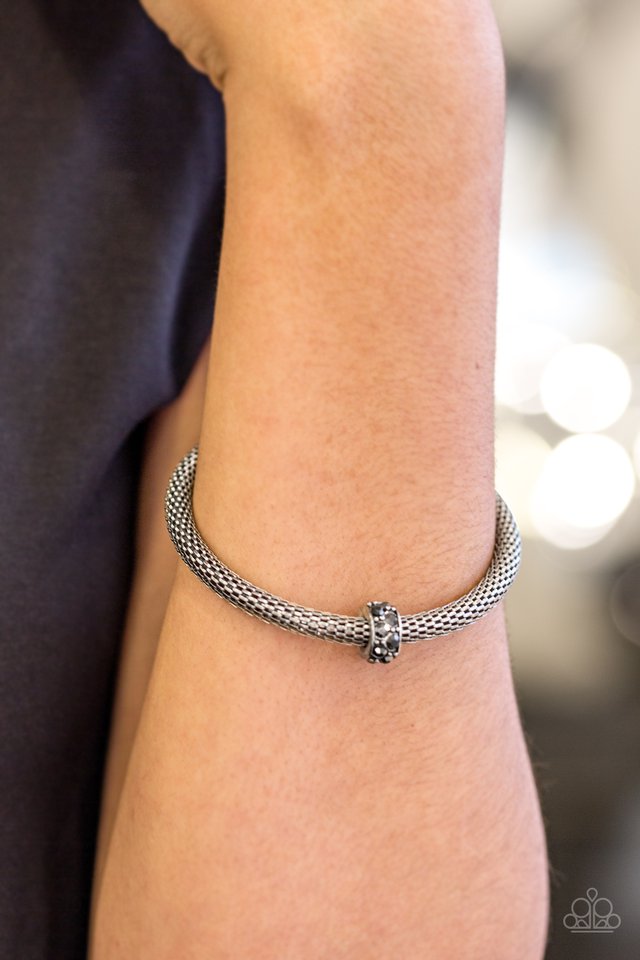 Paparazzi ♥ CACHE Or Card? - Silver ♥ Bracelet