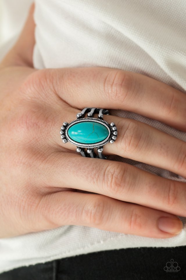 Paparazzi ♥ Stone Arches - Blue ♥ Ring