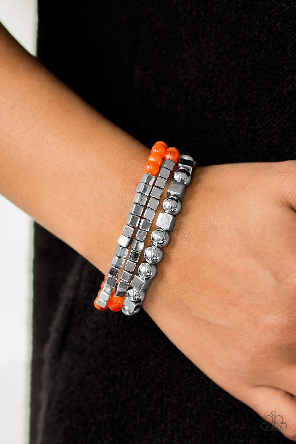 Paparazzi ♥ Take Shape - Orange ♥  Bracelet