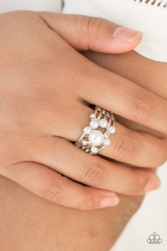 Paparazzi ♥ Meet Me At The Altar - White ♥ Ring