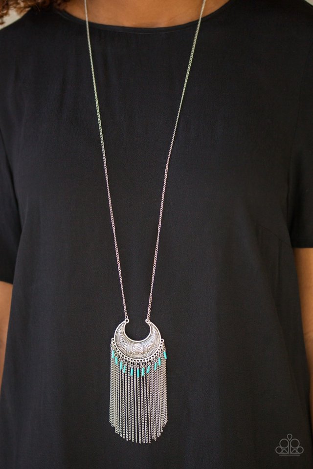 Paparazzi ♥ Desert Coyote - Blue ♥ Necklace
