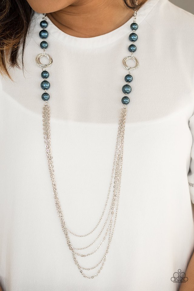 Paparazzi ♥ Pour The Wine - Blue ♥ Necklace