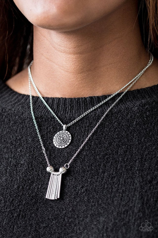 Paparazzi ♥ SOL Quest - Silver ♥ Necklace