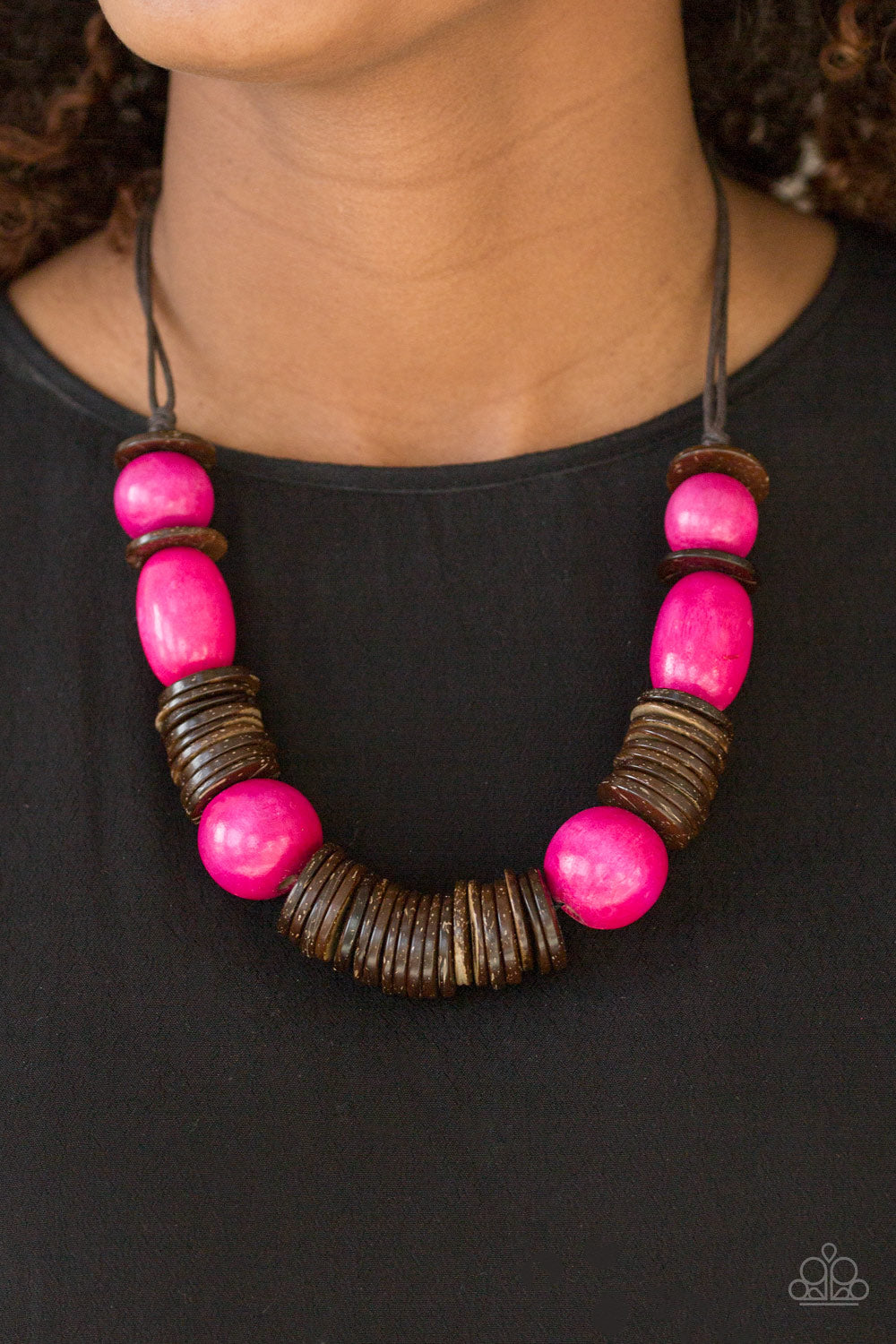 Paparazzi ♥ You Better BELIZE It! - Pink ♥  Necklace