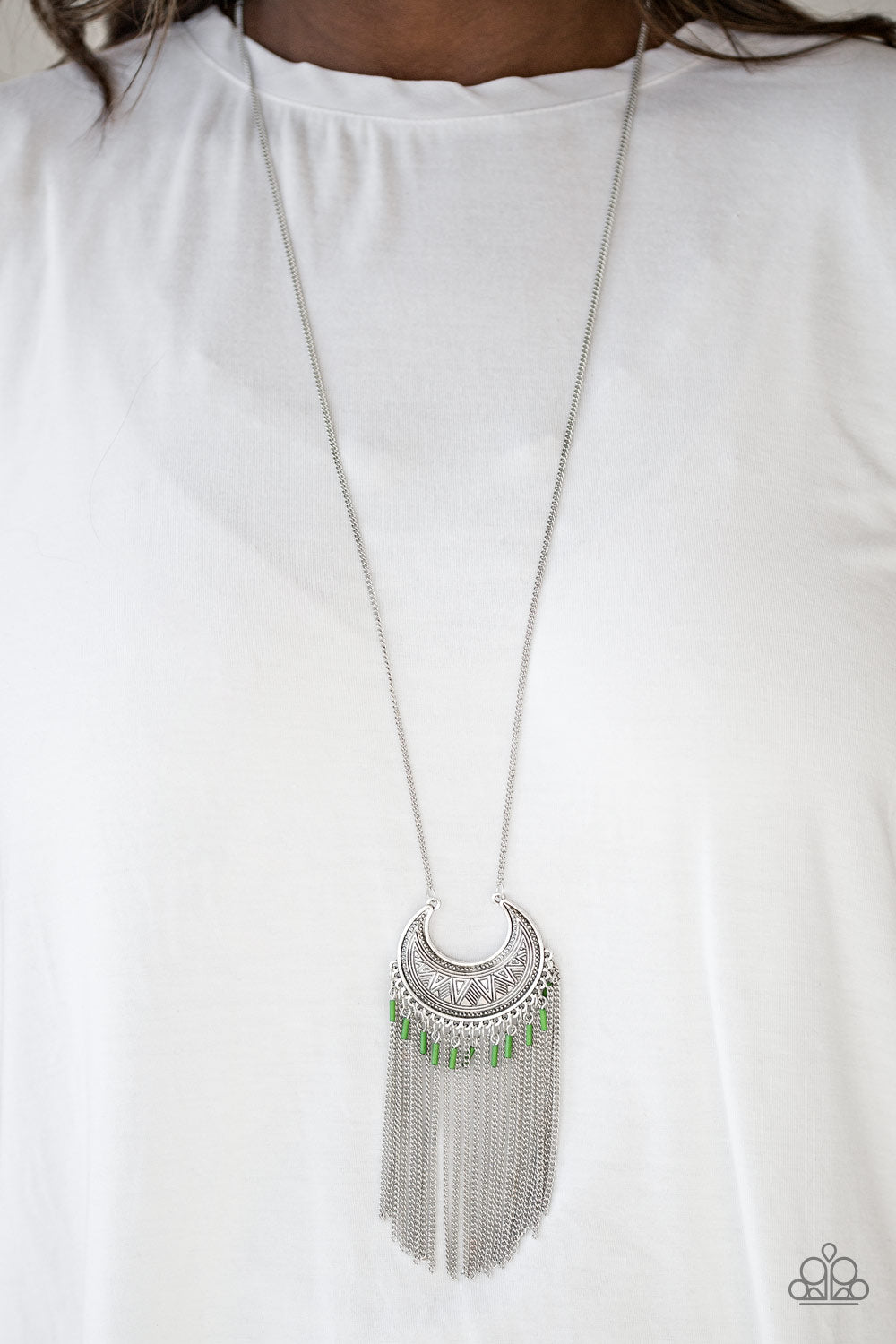 Paparazzi ♥ Desert Coyote - Green ♥  Necklace