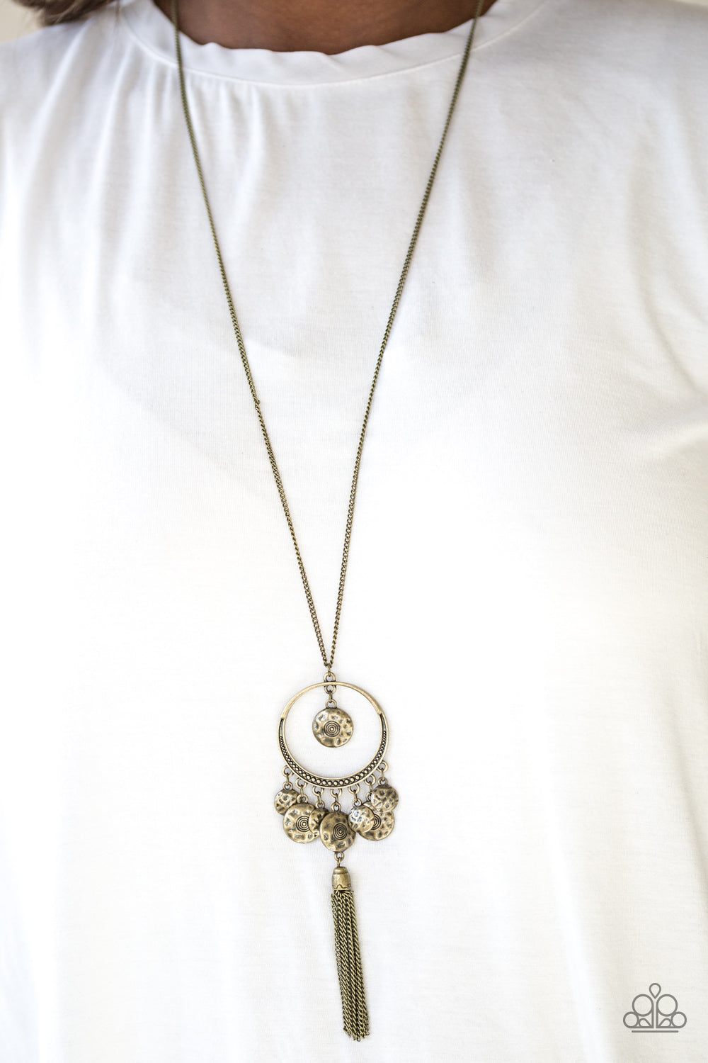 Paparazzi ♥ Never ZOO Much - Brass ♥  Necklace