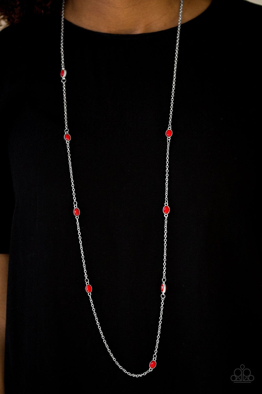 Paparazzi ♥ In Season - Red ♥  Necklace