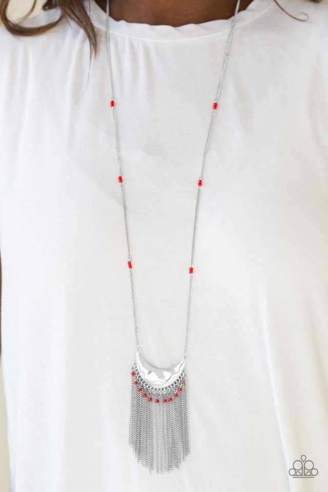 Paparazzi ♥ Desert Trance - Red ♥ Necklace