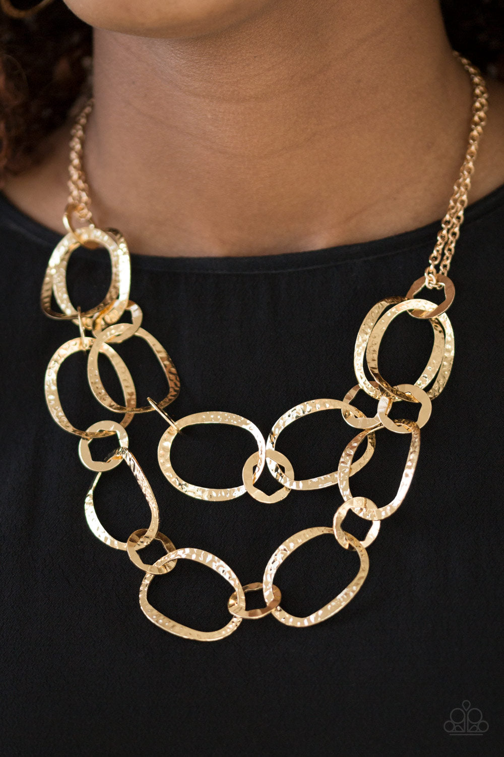 Paparazzi ♥ Circus Chic - Gold ♥  Necklace