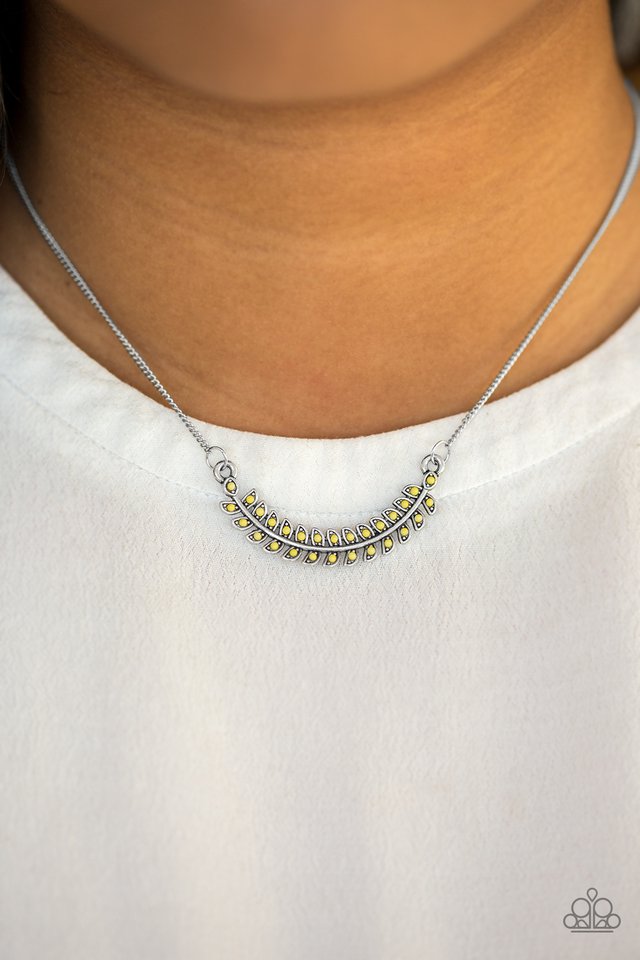 Paparazzi ♥ Flying Colors - Yellow ♥ Necklace