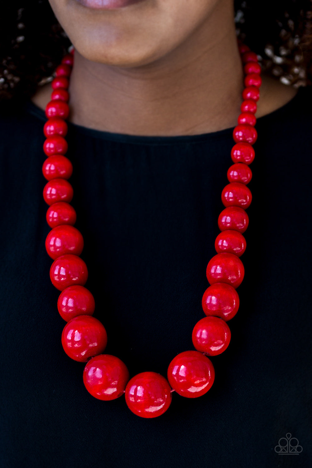 Paparazzi ♥ Effortlessly Everglades - Red ♥  Necklace