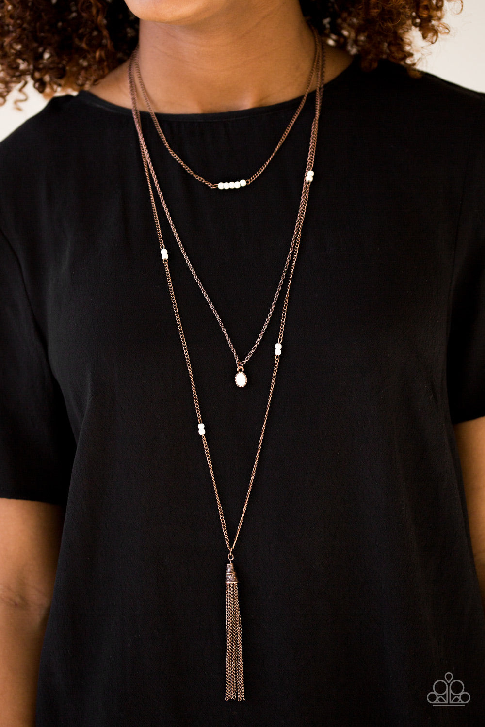 Paparazzi ♥ SANDSTONE Castles - Copper ♥  Necklace