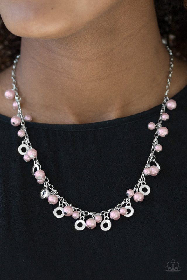 Paparazzi ♥ Elegant Ensemble - Pink ♥ Necklace
