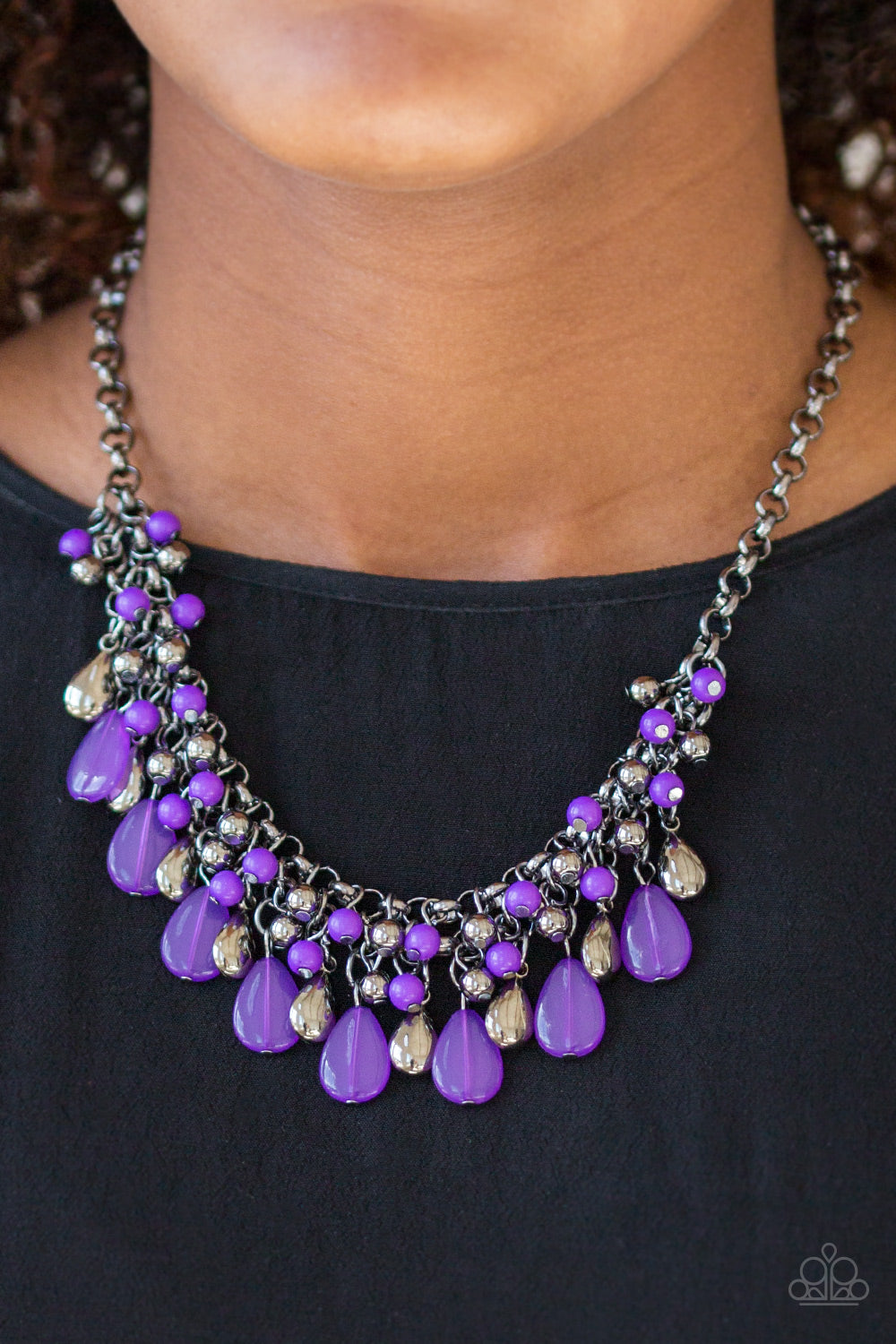 Paparazzi ♥ Diva Attitude - Purple ♥  Necklace