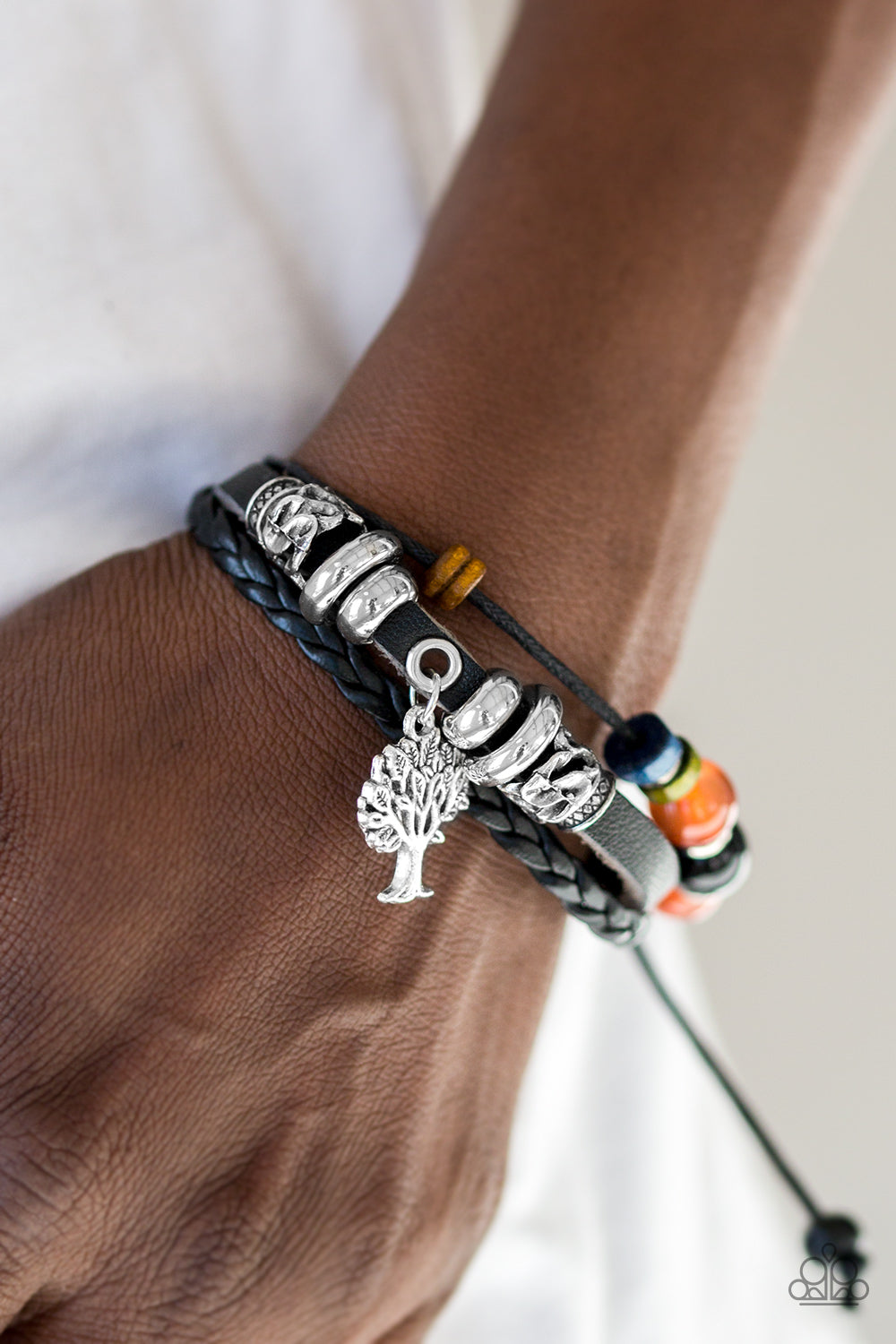 Paparazzi ♥ Tree Of Life - Black ♥  Bracelet