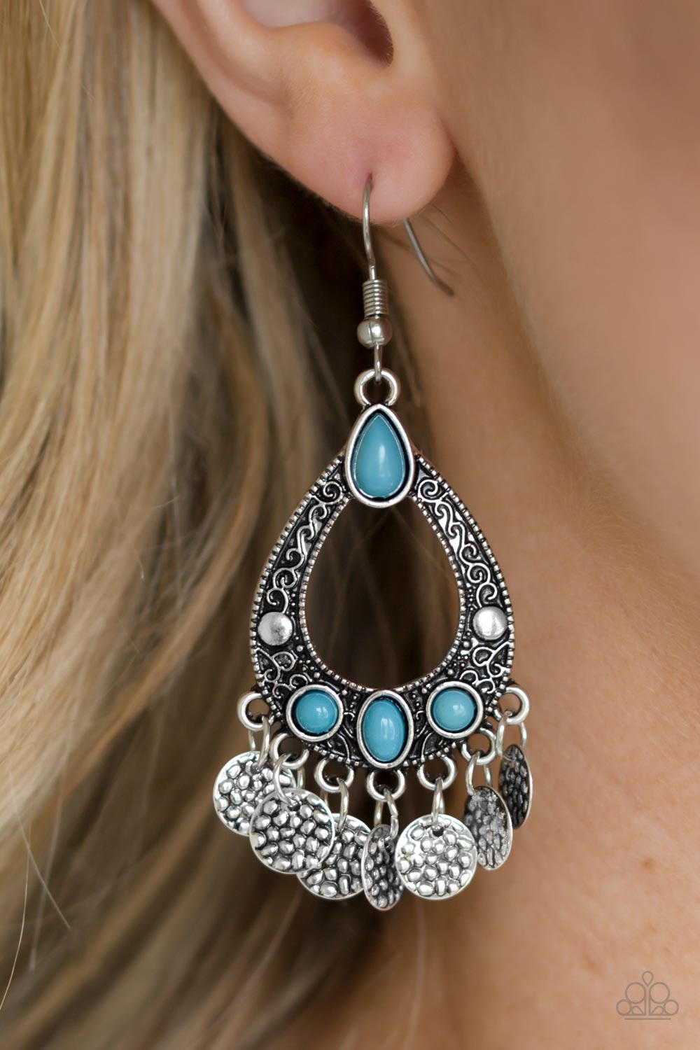 Paparazzi ♥ Island Escapade - Blue ♥  Earrings