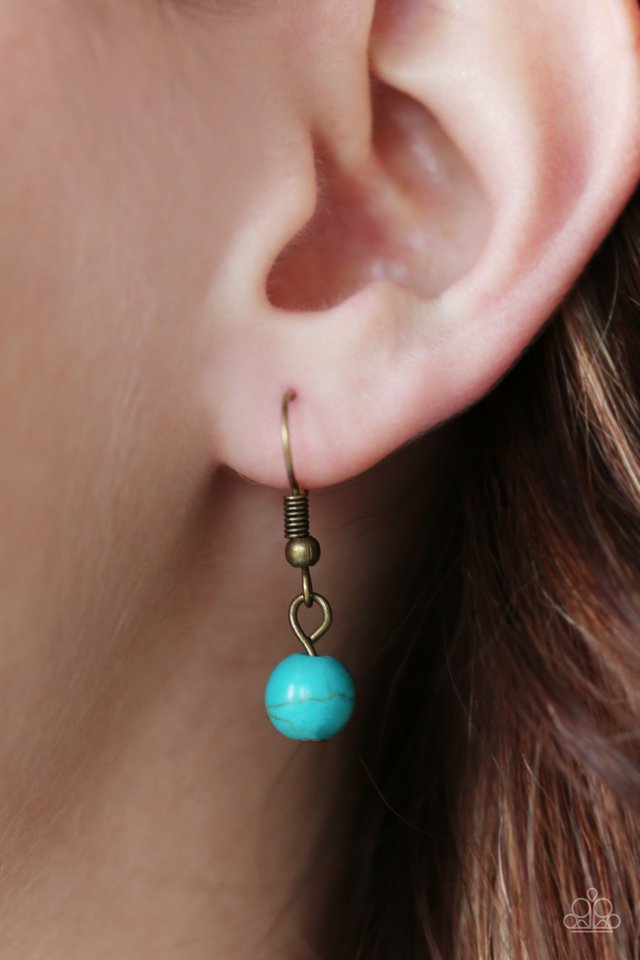 Paparazzi ♥ Paleo Princess - Brass ♥ Necklace