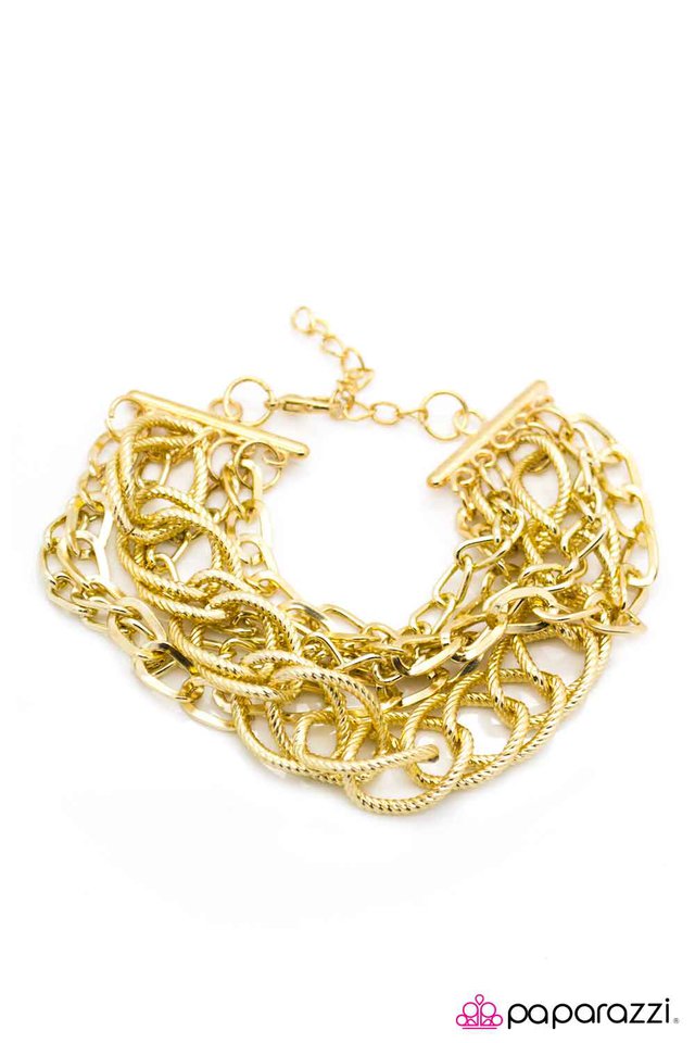 Paparazzi ♥ The Chain Gang - Gold ♥ Bracelet