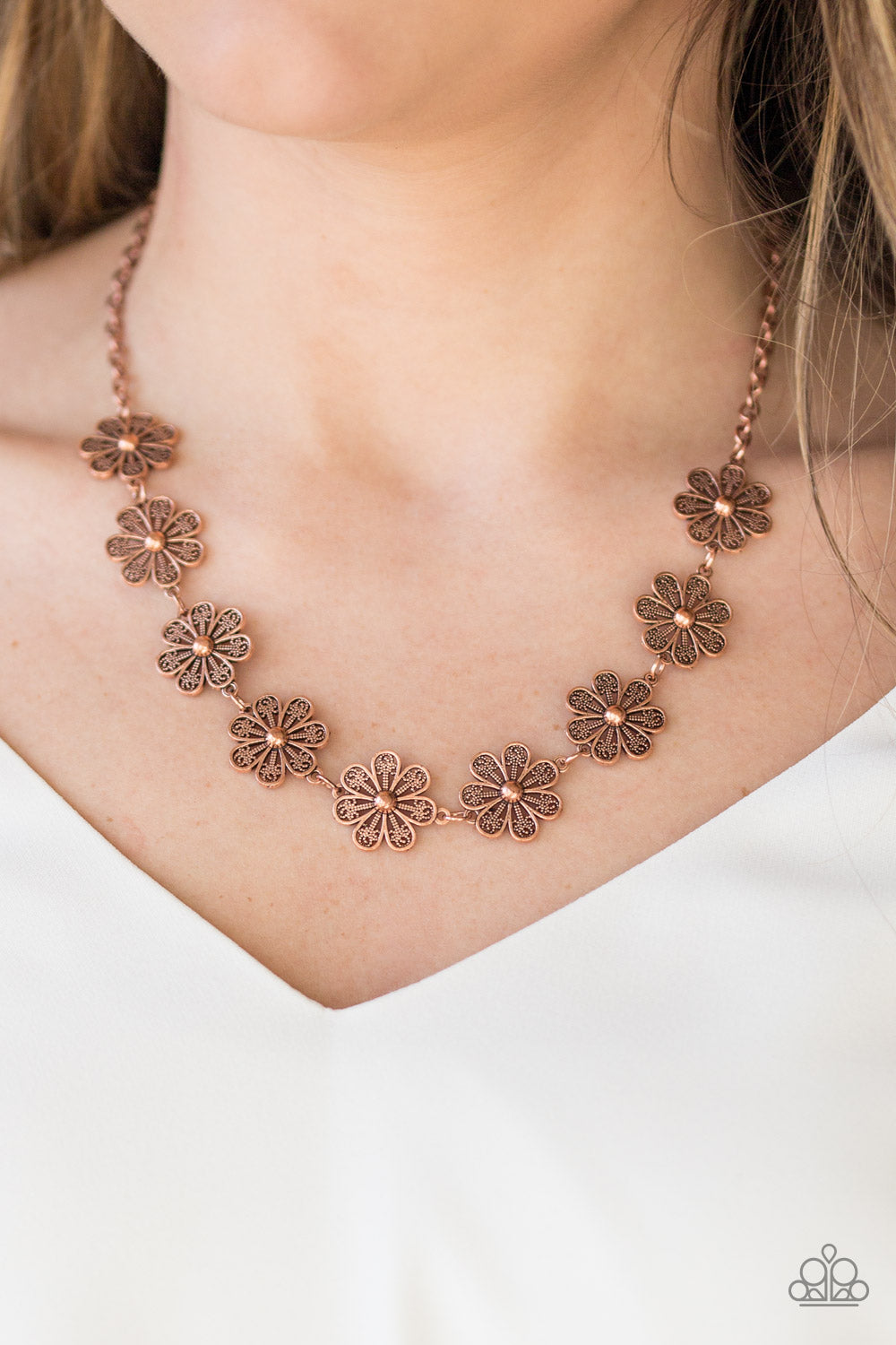 Paparazzi ♥ Spring Beauty - Copper ♥  Necklace