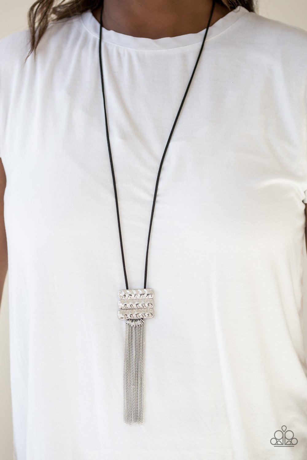 Paparazzi ♥ All About ALTITUDE - Black ♥  Necklace