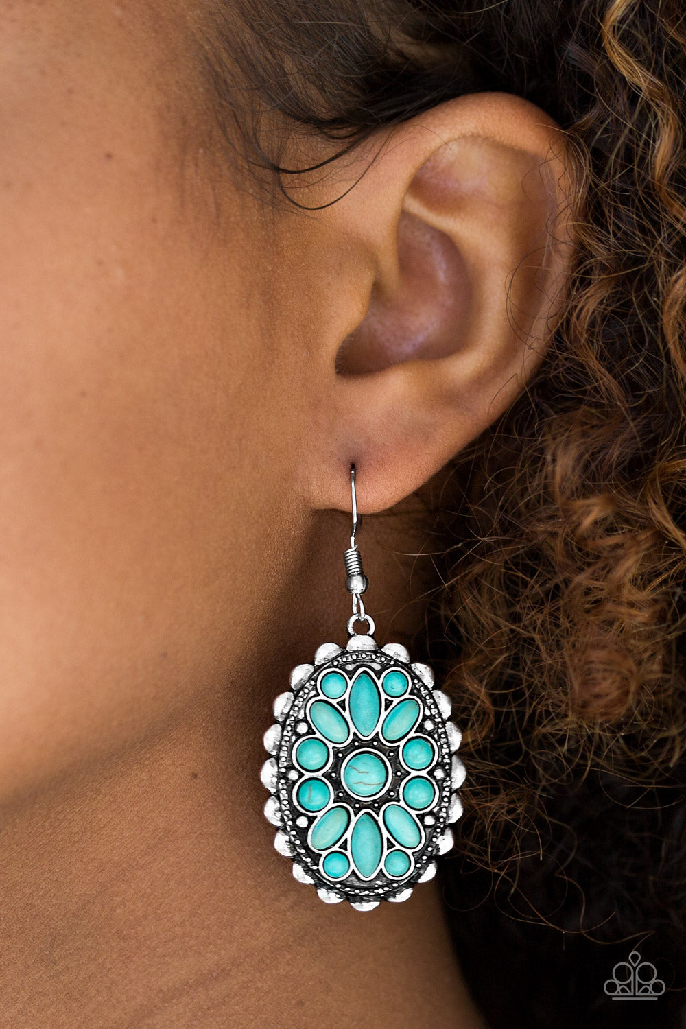 Paparazzi ♥ Prairie Poppy - Blue ♥  Earrings