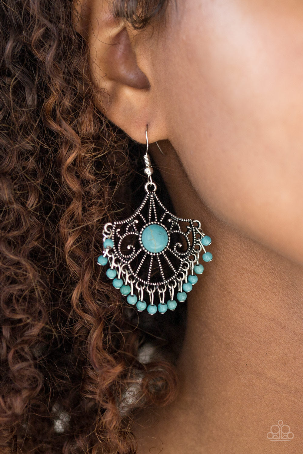 Paparazzi ♥ Stone Lagoon - Blue ♥  Earrings