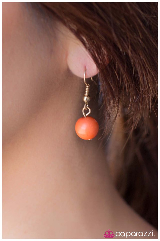 Paparazzi ♥ Lifting My Spirits - Orange ♥ Necklace