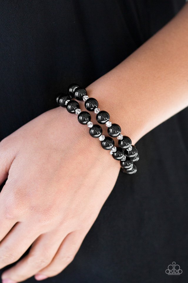 Paparazzi ♥ BALLROOM and Board - Black ♥ Bracelet