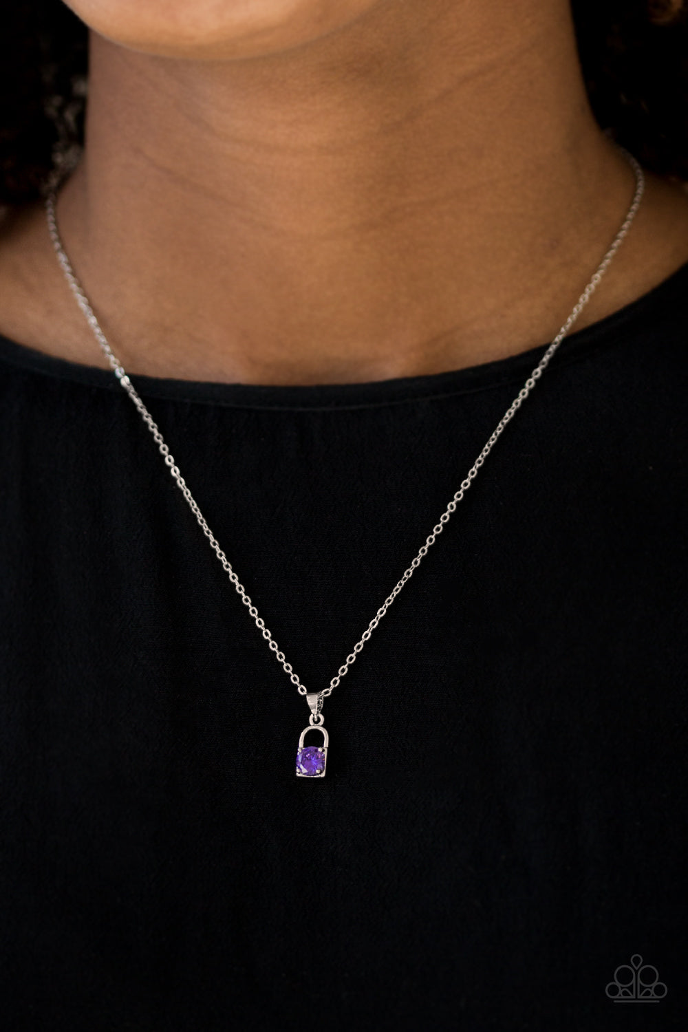 Paparazzi ♥ Best Of LOCK - Purple ♥  Necklace