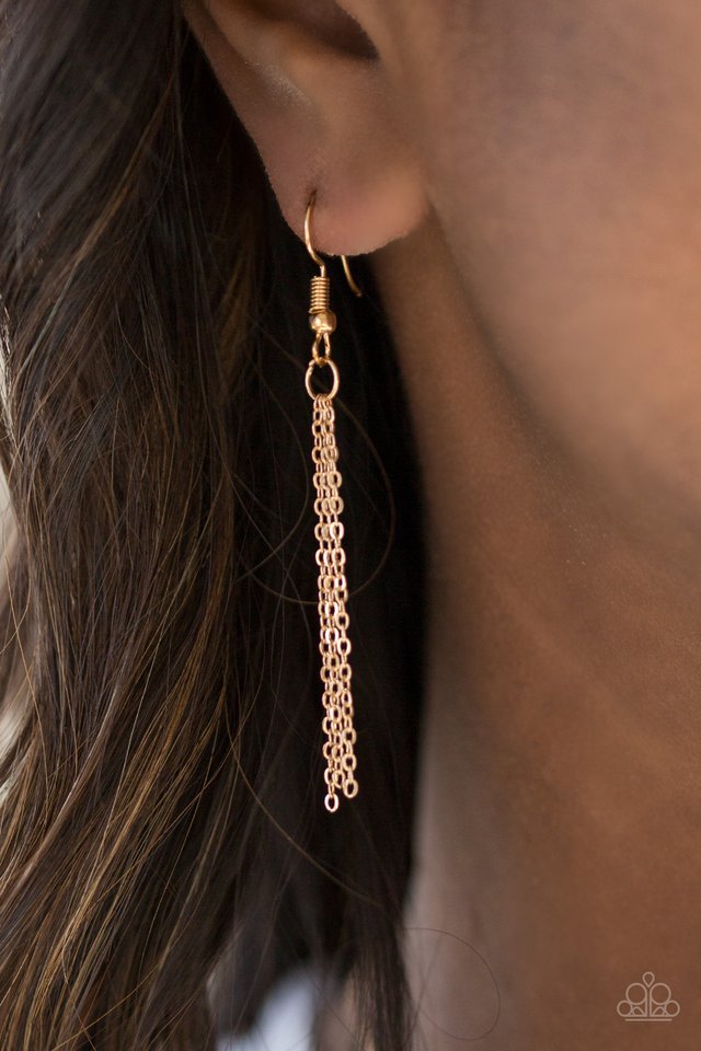 Paparazzi ♥ Secret Crush - Gold ♥ Necklace