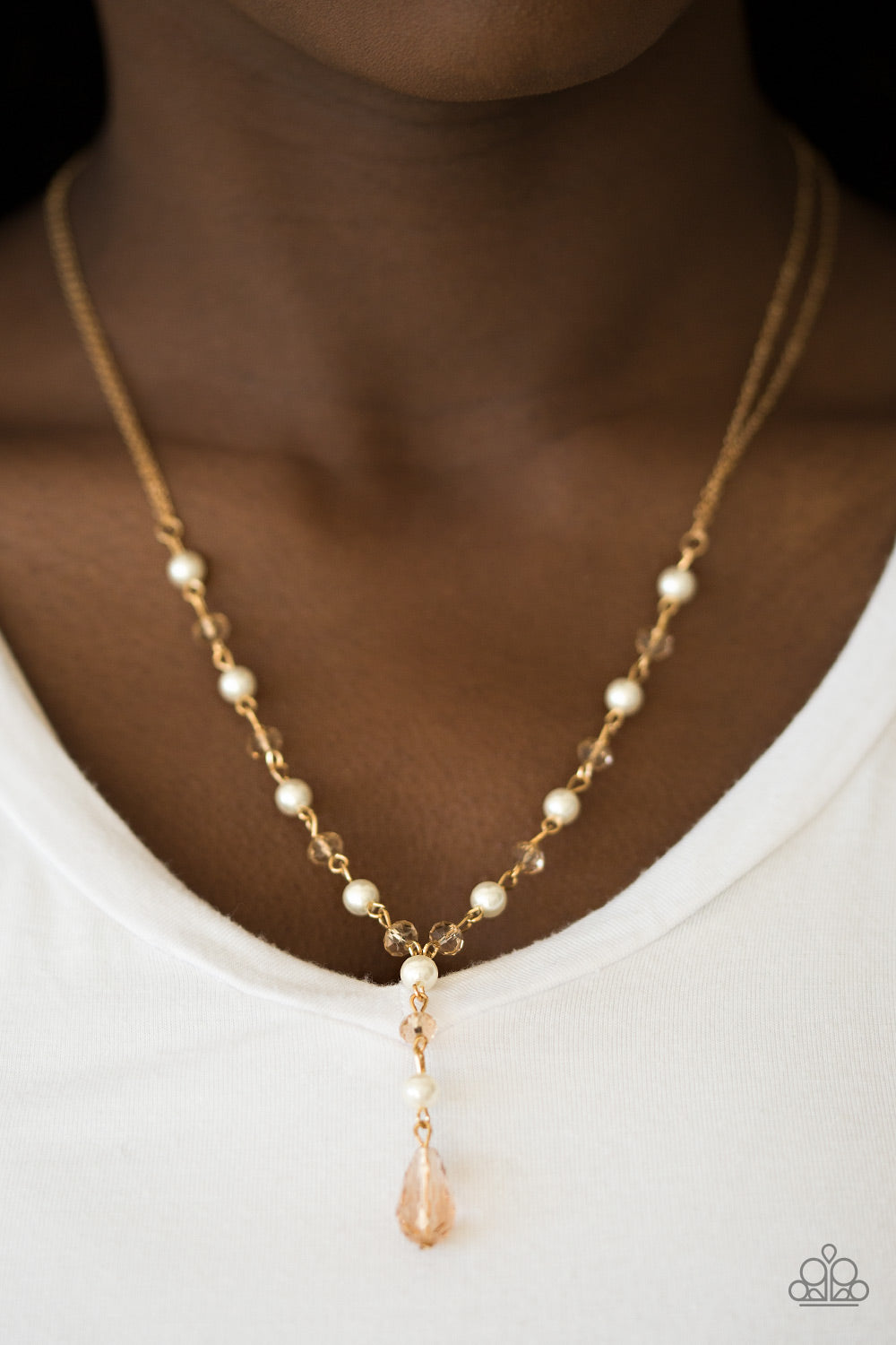 Paparazzi ♥ Diva Deluxe - Gold ♥  Necklace