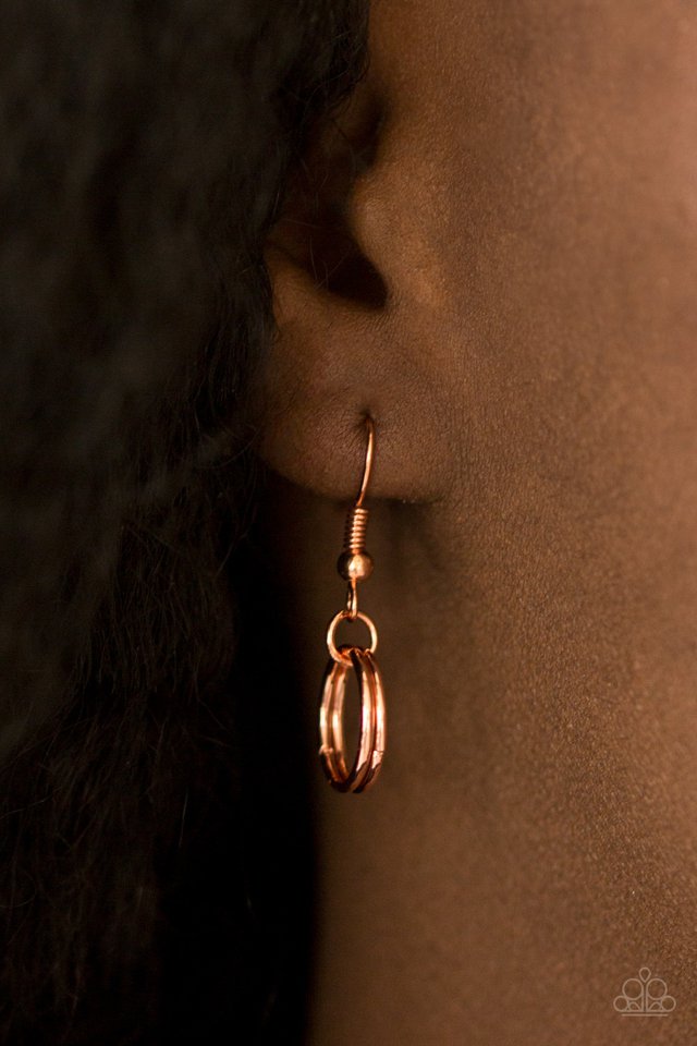 Paparazzi ♥ Circus Tent Tango - Copper ♥ Necklace