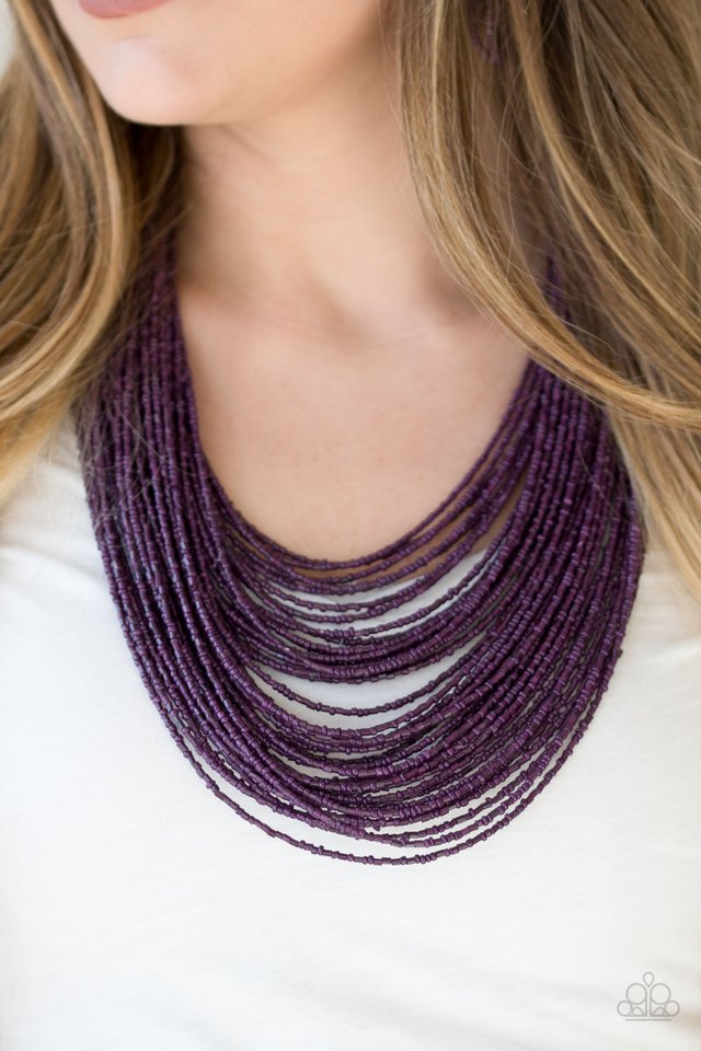 Paparazzi ♥ Ice Storm - Purple ♥ Necklace