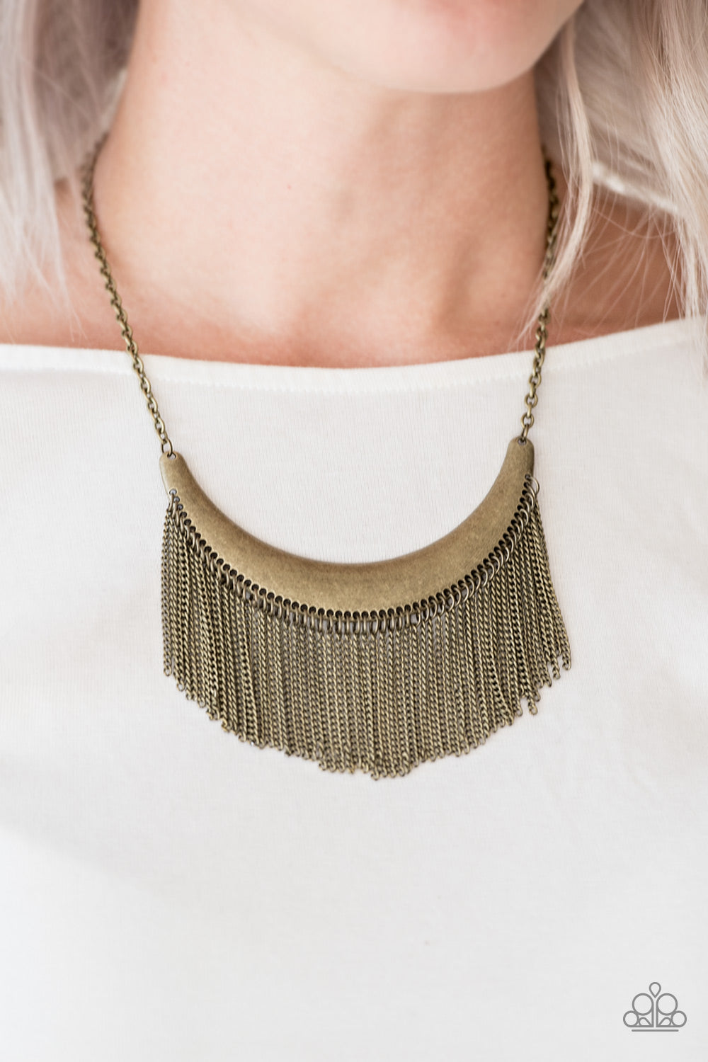 Paparazzi ♥ Zoo Zone - Brass ♥  Necklace