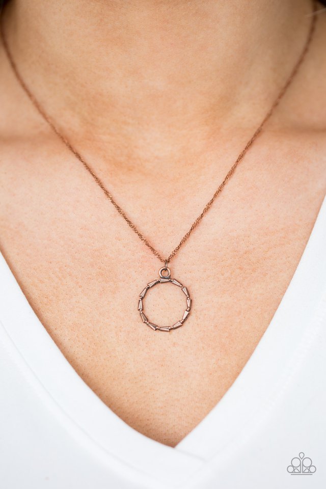Paparazzi ♥ Simply Simple - Copper ♥ Necklace