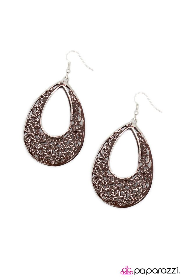 Paparazzi ♥ The Space Between - Brown ♥ Earrings