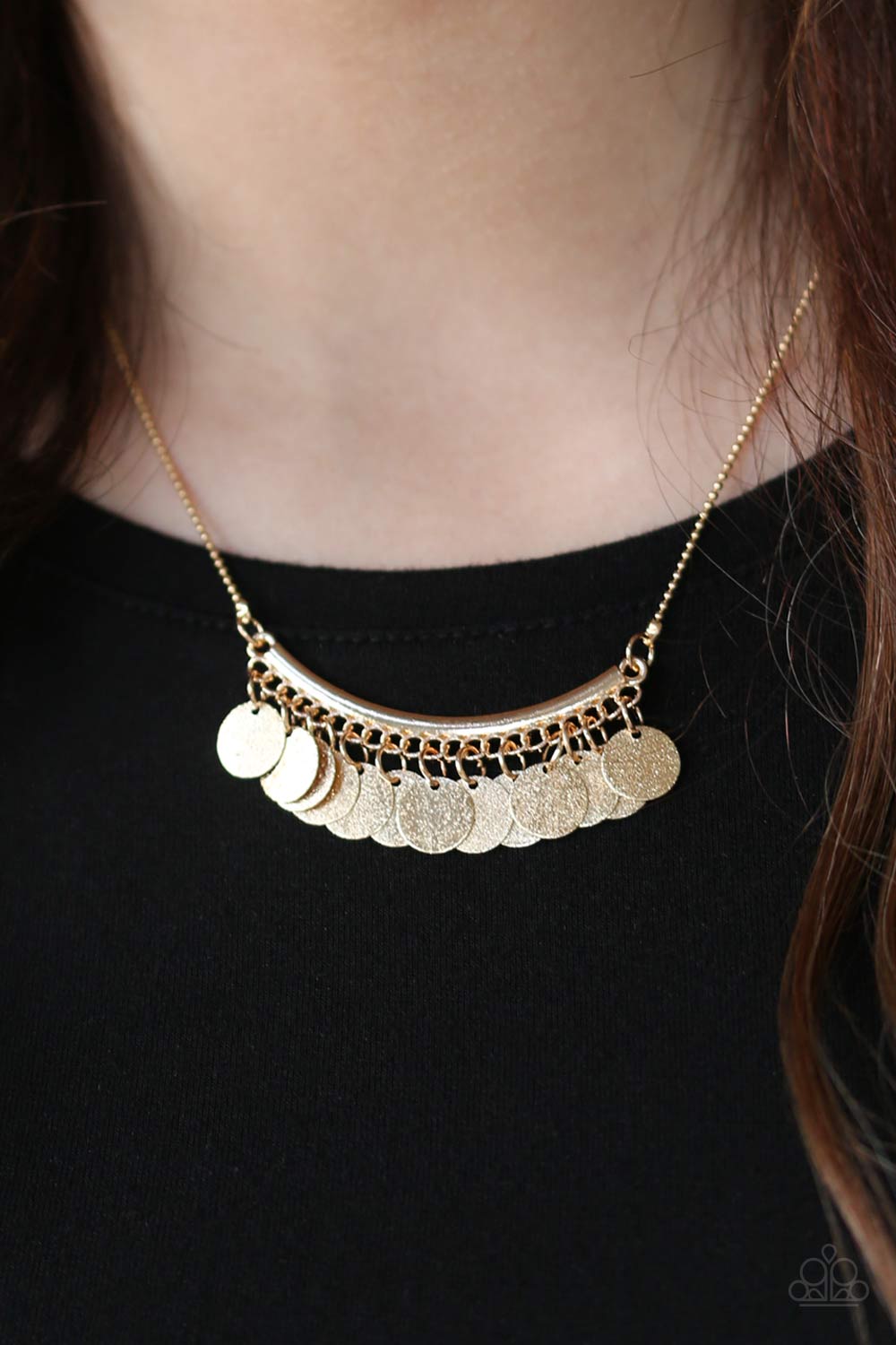 Paparazzi ♥ Bohemian Bombshell - Gold ♥  Necklace