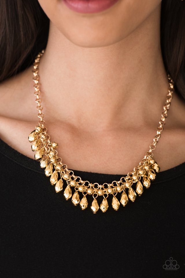 Paparazzi ♥ Prima DIVA - Gold ♥ Necklace