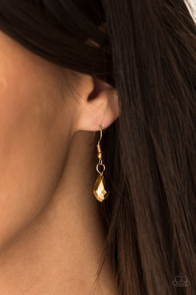 Paparazzi ♥ Prima DIVA - Gold ♥ Necklace